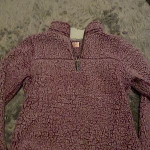 fluffy quarter zip